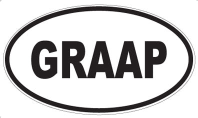 GRAAP - Oval Magnet