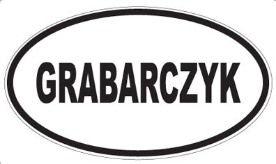 GRABARCZYK - Oval Magnet