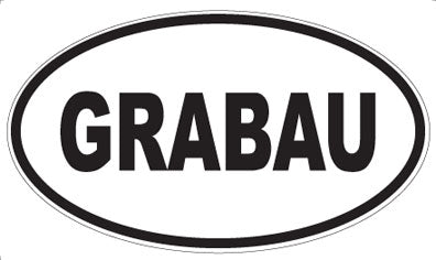 GRABAU - Oval Magnet