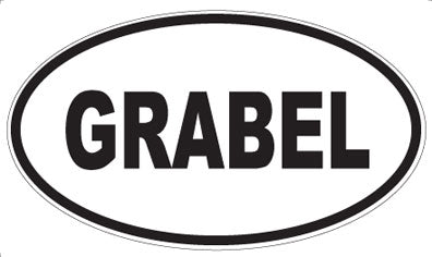 GRABEL - Oval Magnet