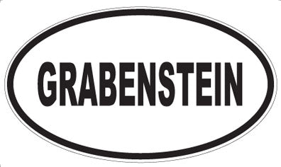 GRABENSTEIN - Oval Magnet