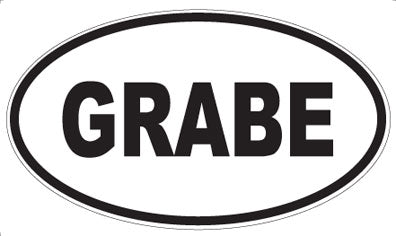 GRABE - Oval Magnet