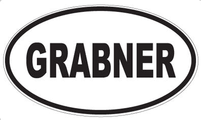 GRABNER - Oval Magnet