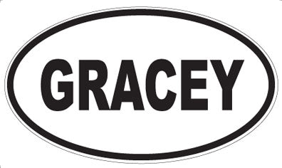 GRACEY - Oval Magnet