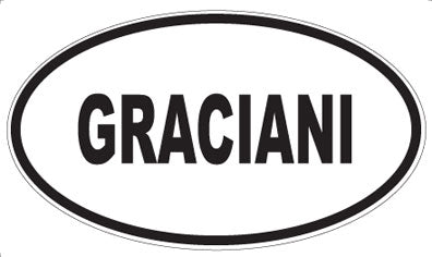GRACIANI - Oval Magnet