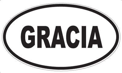 GRACIA - Oval Magnet