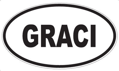 GRACI - Oval Magnet
