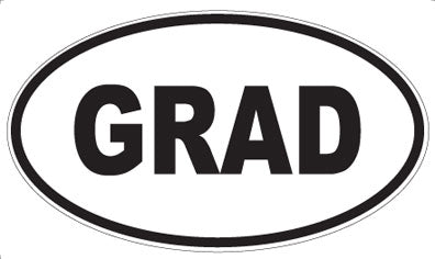 GRAD - Oval Magnet