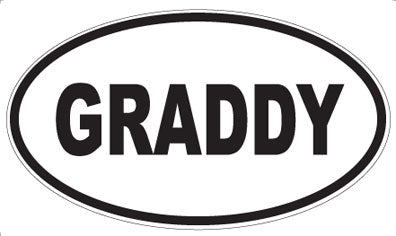 GRADDY - Oval Magnet