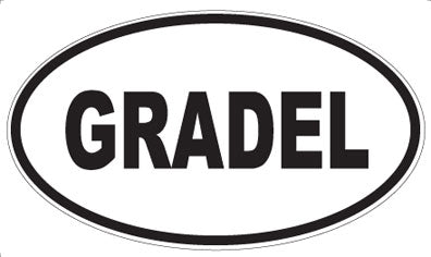 GRADEL - Oval Magnet