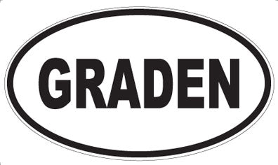 GRADEN - Oval Magnet