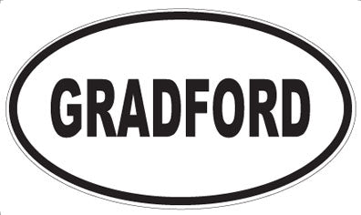 GRADFORD - Oval Magnet