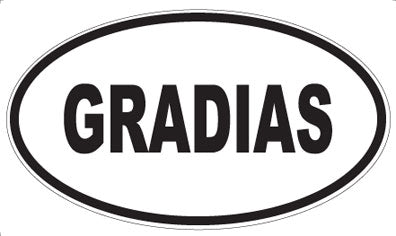 GRADIAS - Oval Magnet