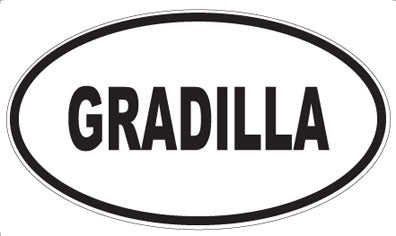 GRADILLA - Oval Magnet