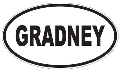 GRADNEY - Oval Magnet