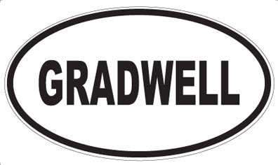 GRADWELL - Oval Magnet
