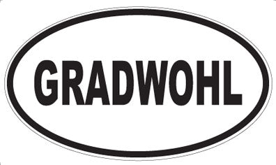 GRADWOHL - Oval Magnet