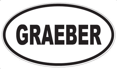 GRAEBER - Oval Magnet
