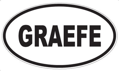 GRAEFE - Oval Magnet