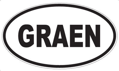 GRAEN - Oval Magnet