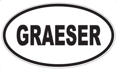 GRAESER - Oval Magnet