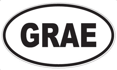 GRAE - Oval Magnet