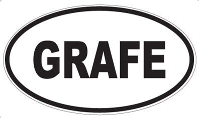 GRAFE - Oval Magnet