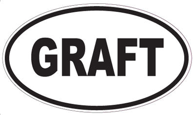 GRAFT - Oval Sticker