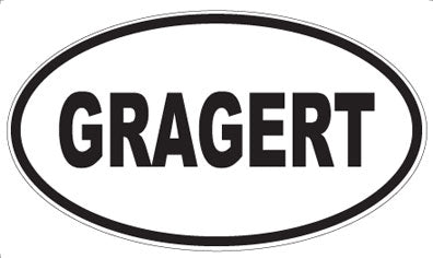 GRAGERT - Oval Magnet