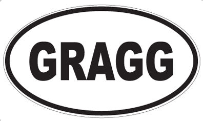 GRAGG - Oval Magnet