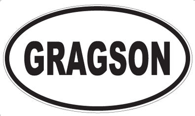 GRAGSON - Oval Magnet