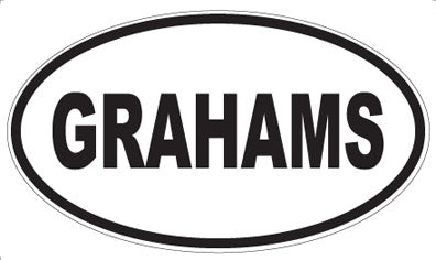GRAHAMS - Oval Magnet