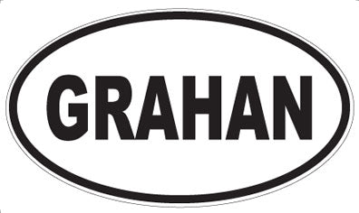 GRAHAN - Oval Magnet