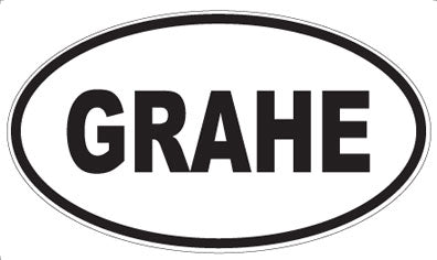 GRAHE - Oval Magnet