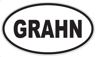 GRAHN - Oval Magnet