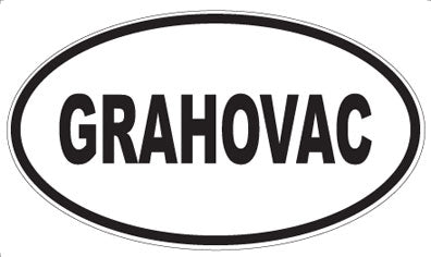 GRAHOVAC - Oval Magnet