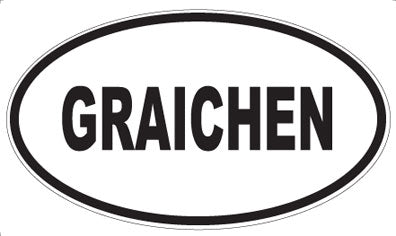 GRAICHEN - Oval Magnet
