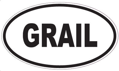 GRAIL - Oval Sticker