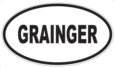 GRAINGER - Oval Magnet
