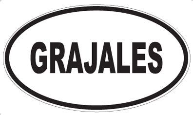GRAJALES - Oval Magnet