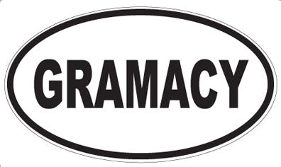 GRAMACY - Oval Magnet