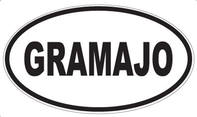 GRAMAJO - Oval Magnet