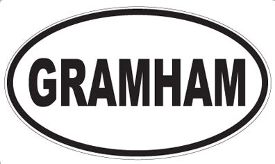 GRAMHAM - Oval Magnet