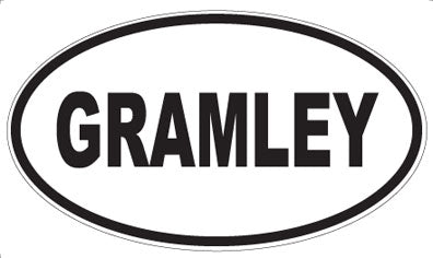GRAMLEY - Oval Magnet