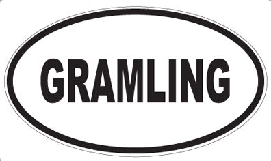 GRAMLING - Oval Magnet