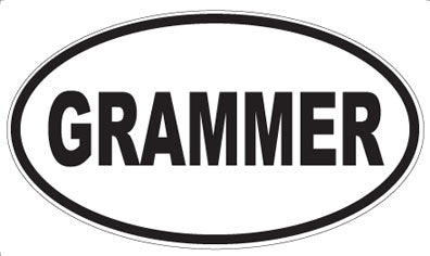 GRAMMER - Oval Magnet