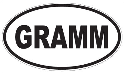 GRAMM - Oval Magnet