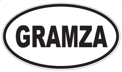 GRAMZA - Oval Magnet