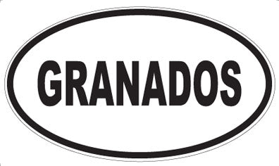 GRANADOS - Oval Magnet