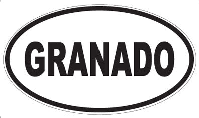 GRANADO - Oval Magnet